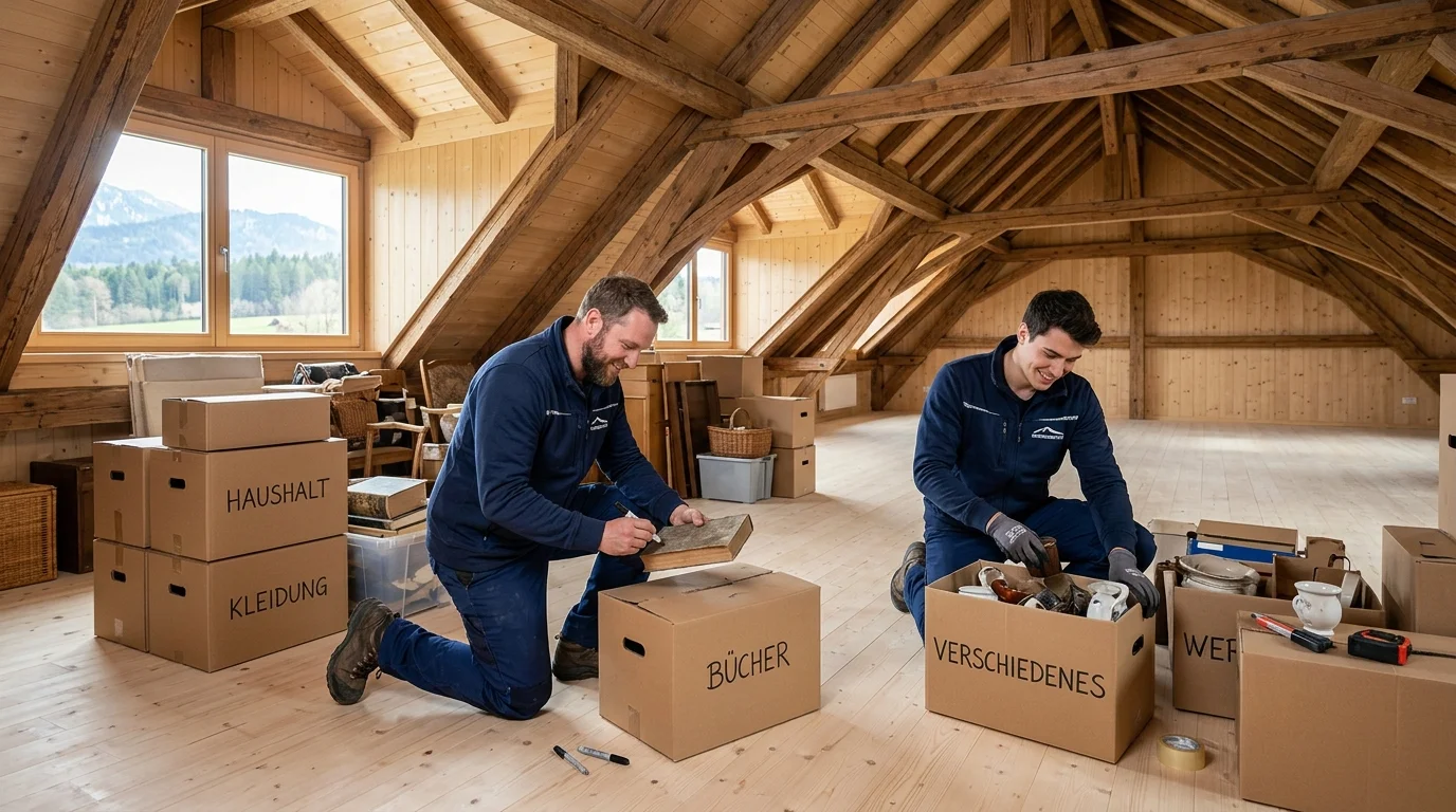 Dachbodenentrümpelung